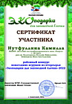 Районный конкурс новогодних игрушек из вторсырья «Экоподарки для заповедной ёлочки-2022»